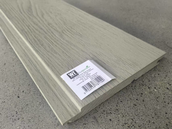 AmorBoard Fassadenprofil Beige Co extrudierte Holzstruktur Oberfläche