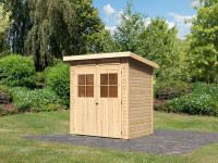 Gerätehaus Glücksburg 2 ECO 19 mm naturbelassen