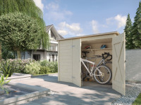 Fahrradbox / Mülltonnenbox 367 19 mm naturbelassen