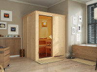 Sauna Systemsauna Norin, inkl. 4,5 kW Ofen mit integrierter Steuerung