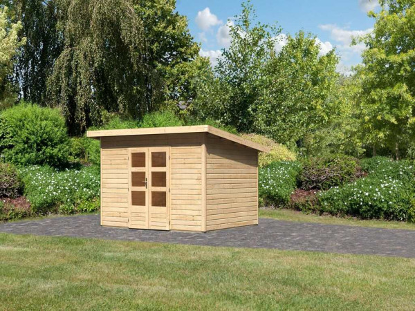 Gartenhaus Northeim 4 – mit naturbelassenem Holz