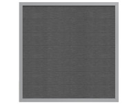 Designzaun Zaun BPC Viento mit Alurahmen Ziegelgrau