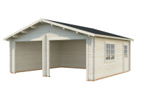 Garage Roger 28,4 m² ohne Tor 44 mm transparent tauchimprägniert