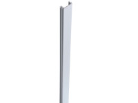 Pfostenabdeckleisten BPC Solid Silbergrau 190 cm lang