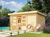 Gartenhaus Blockbohlenhaus Trittau 5 38 mm mit Varianten