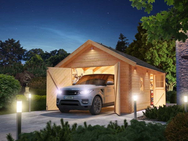 Carport Einzel 3 CLASSIC inkl. Einfahrtsbogen
