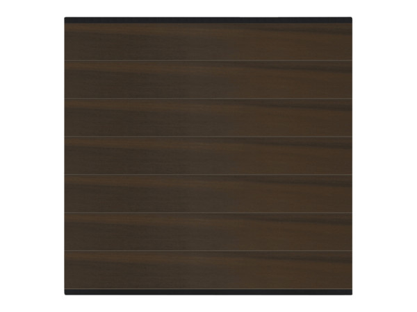 Steckzaun Bausatz MULTI-FENCE CO-EXTRUSION BPC Walnut