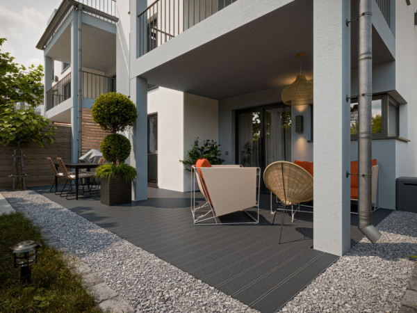 Terrassendielen WPC Premium anthrazit