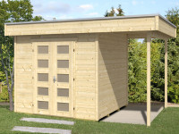 Gartenhaus Venlo 2 28 mm naturbelassen