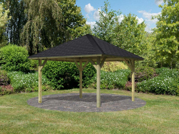 Pavillon SPARSET Holm 1 CLASSIC, inkl. Dachschindeln
