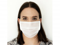 Gesichtsmaske Mund-/Nasen-Maske Weiß waschbar 5er Pack
