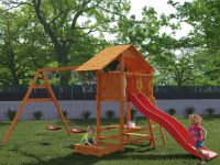 Spielturm Smart 1 teakfarben