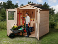 Gartenhaus 323 Gr. 2 19 mm naturbelassen