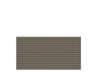 Sichtschutzzaun SYSTEM RHOMBUS Alu Vorgartenzaun Vintage Oak