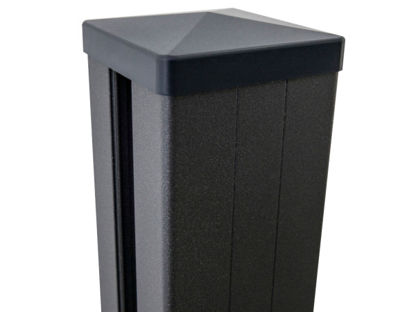 GJ-Alu-Steckzaunpfosten Anthrazit DB703
