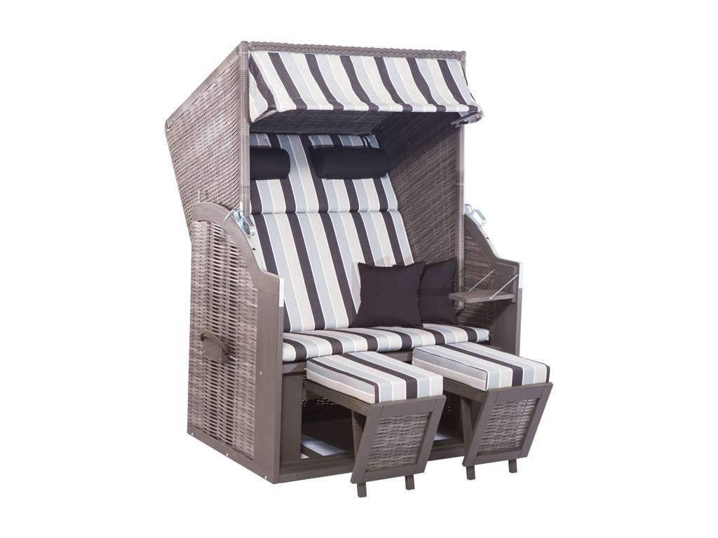 Strandkorb Trendy Pure Standard grau Design 435 Strandkörbe
