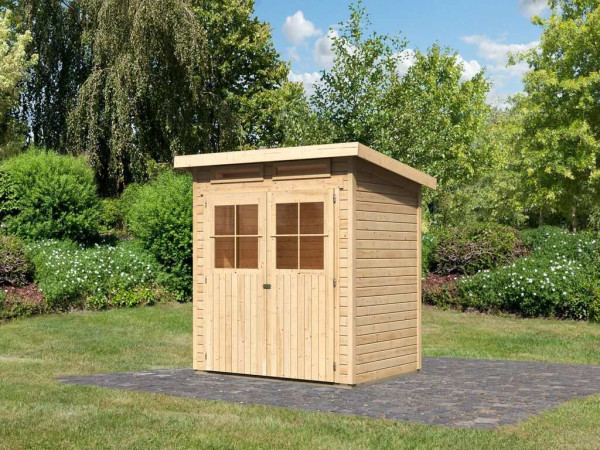Gerätehaus Glücksburg 2 ECO 19 mm naturbelassen