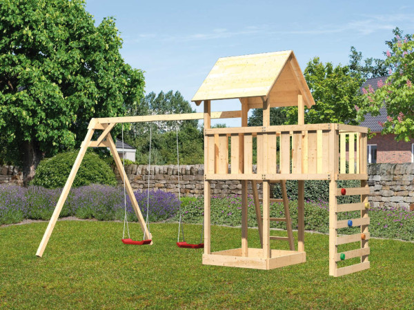 Kinderspielturm Lotti SET naturbelassen