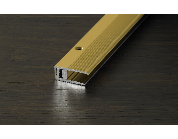 Abschlussprofil PROVARIO Universal Aluminium eloxiert Champagne