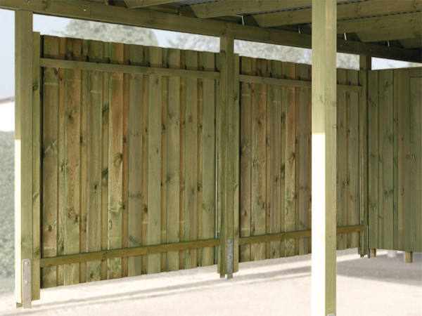 Rückwand für Carports