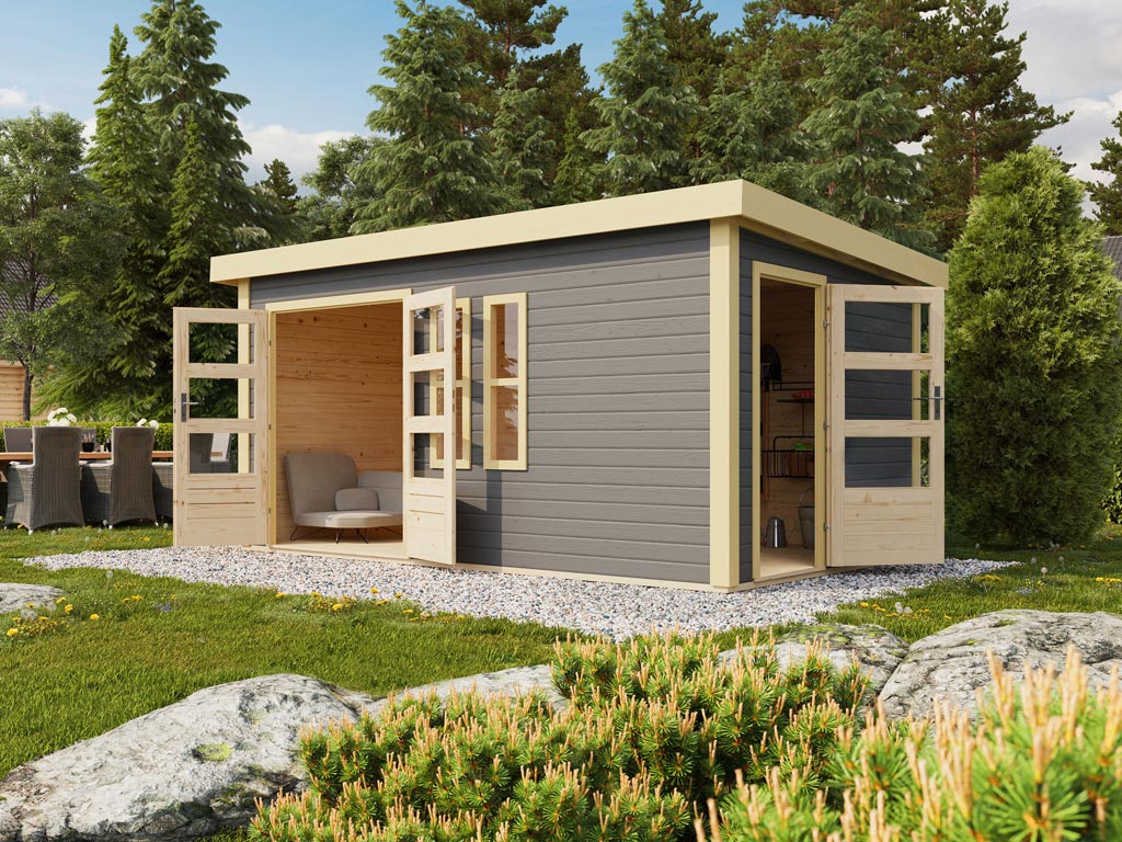 39+ Gartenhaus Mit 2 Türen, Diese ähnelt optisch den dachschindeln