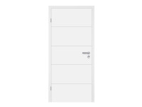 Wohnungseingangstür Mala 05 Weiß RAL 9010, Klimaklasse 3, Schallschutzklasse 1