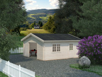 Garage Roger 27,7 m² ohne Tor 70 mm naturbelassen