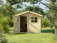 Gartenhaus Blockbohlenhaus Zerna 1 19 mm naturbelassen