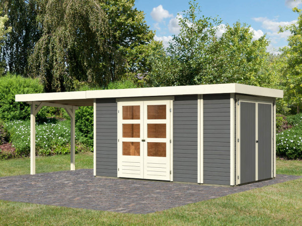 Gartenhaus Retola 6 Set terragrau