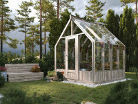 Pavillon Gartenlaube Emilia 5,4 m² 18 mm kesseldruckimprägniert
